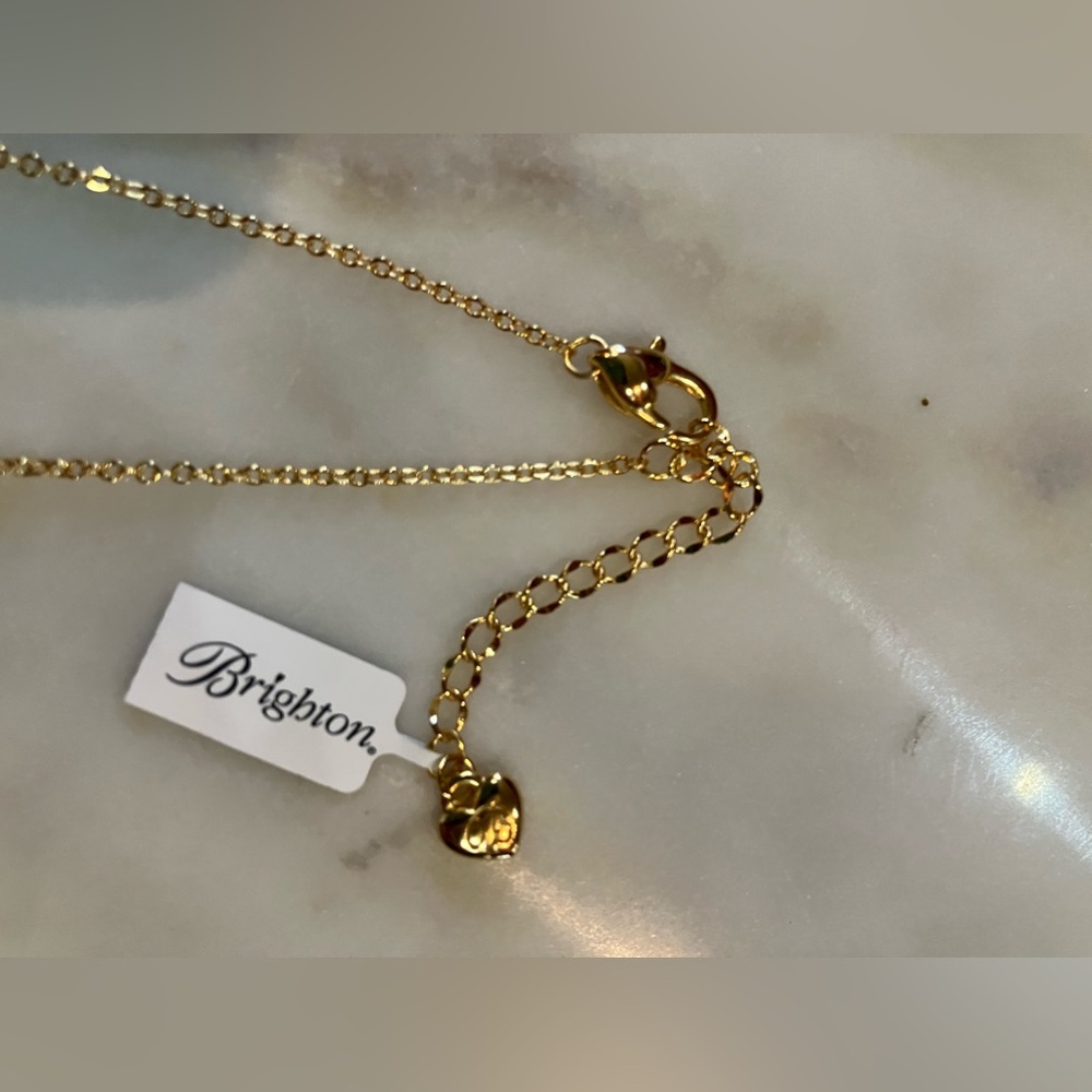 ❤️BRIGHTON ILLUMIA PETITE NECKLACE GOLD NWT - Picture 4 of 7